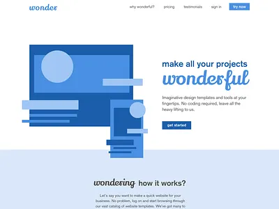 Daily UI #003 app dailyui homepage landing page saas landing page uidesign uxdesign