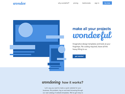 Daily UI #003 app dailyui homepage landing page saas landing page uidesign uxdesign