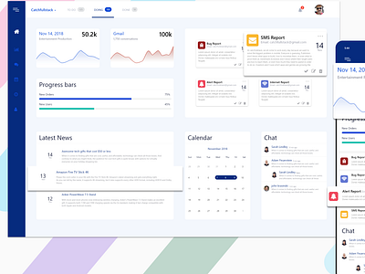 Dashboard adobe xd clean app creative design material design ui ux ux design