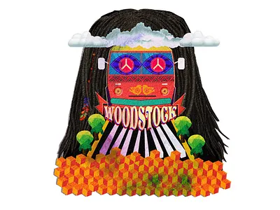 Woodstock illustration