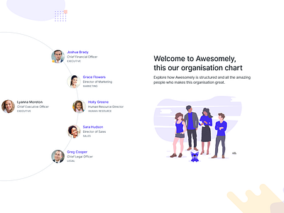 Organisation Chart #1 abstract chart enterprise exploration illustration navigation onboard organisation organisation chart shapes welcome