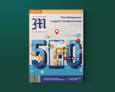 Magazine Illustration for Manila Times graphic art graphic design illustration illustration art illustrator layout magazine special typographer typography typography art