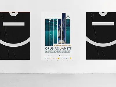 Opus Aquanett Poster branding branding design design editorial design editorial layout icon logo minimal mockup poster praedikat print typography