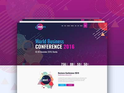 Event Pro - Conference, Event & Meetup HTML Template concert conference conference template congress convocation course event event website exhibition meeting meetup seminar speaker webinar workshop