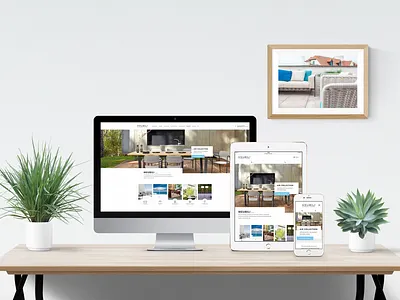 Meubili // outdoor furniture Drupal website design drupal front end responsive sketch ui ux ux ui web website