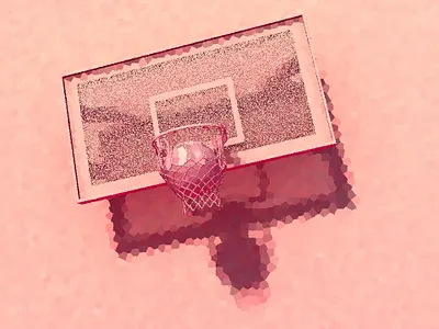 basket 3d 3d animation 3d art animation ball basket ball c4d cinema4d design dribbble illustration illustrator typography vray