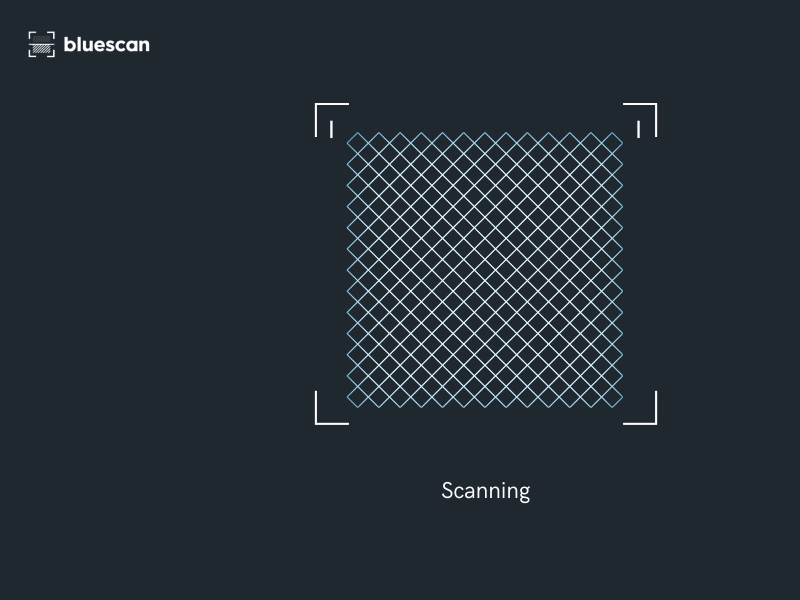 Animación escanear (Bluescan) after affects animation app design laser loop motion scan scanner uidesign