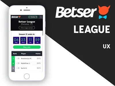 Betser League art betser betting design graphic design illustration logo sketch sketchapp typography ui ux