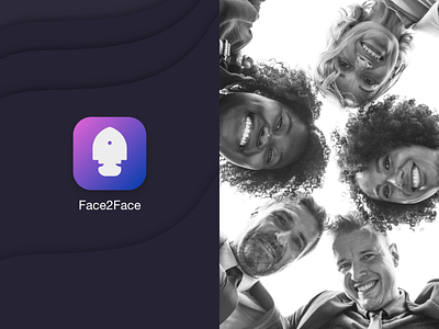 Daily UI #005 - App Icon 005 app dailyui design face2face icon people talk ui ux