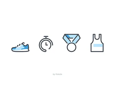 Sport fitness game icon icons marathon medal pictogram prise run running shoes sneaker sport sports stopwatch time timer uniform watch winner