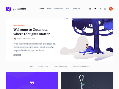 Gutenberg Wordpress Blog Theme - Gutenote blog blogging clean gutenberg blog gdpr gutenberg gutenberg blocks gutenberg blog gutenberg site gutenberg solo blocks high performance journal magazine personal gutenberg blog solo blocks