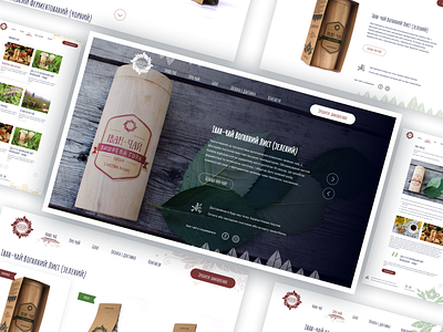 Tea shop design ecommerce site sketch ui uidesign web