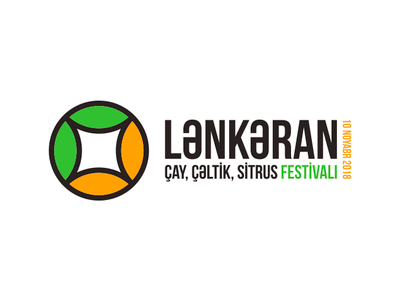 Lankaran Fest azerbaijan branding citrus design fest festival green illustration lankaran logo logotypedesign orange style tea typography vector wheat