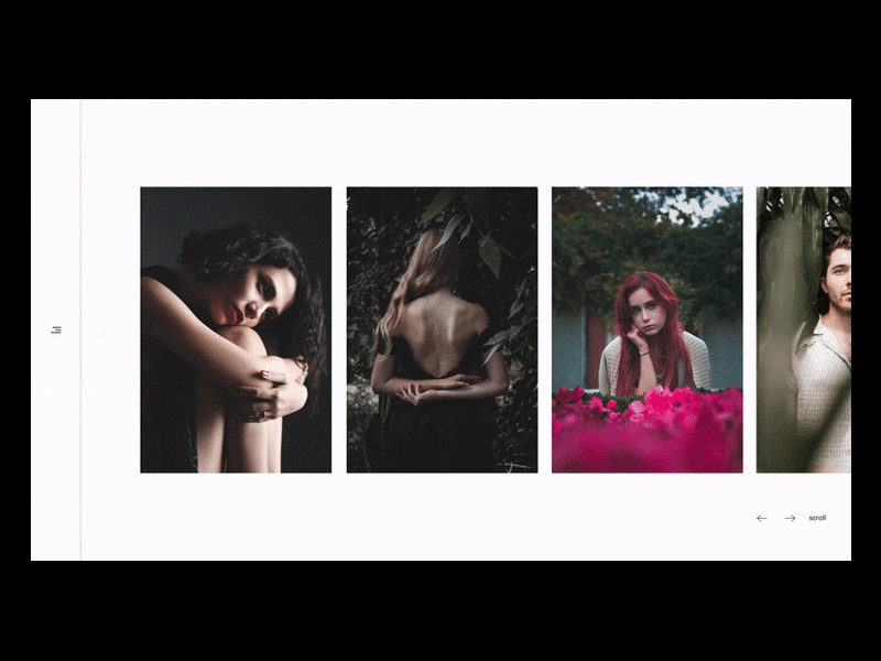 Mini Photo Gallery animation ui web