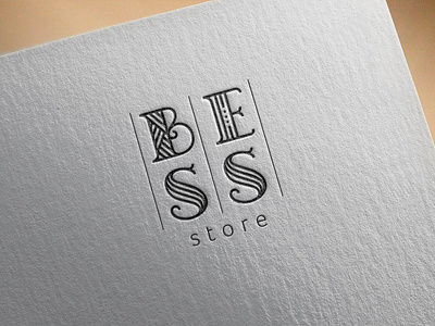 BESS store art bess branding design graphic identity illustration illustrator lettering logo store type typography vector