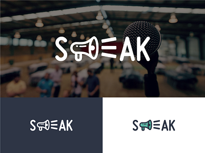 Speak logo! brand branding creative designer icon identity logo logotype sign typography