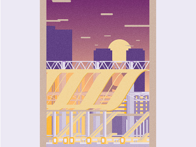 Osaka Station Illustration architecture architecture design architecture visualization branding city colourful concept design doodle drawing flat flatillustration graphic illustration illustrator inspiration ui urban ux vector