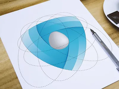 Logo NestEgg art branding cryptocurrency design egg flat icon identity illustration illustrator julien logo minimal nestegg project security sketch web website