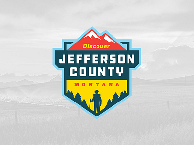 Tourism Lockup bold branding illustration lock up logo mountains tour guide tourism trees