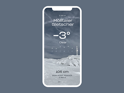 Beautiful Thursday Challenge #10 app branding clean color design designinspiration flat icon mobileapp smarthome snow typography ui uichallenge ux uxdesign vector winter