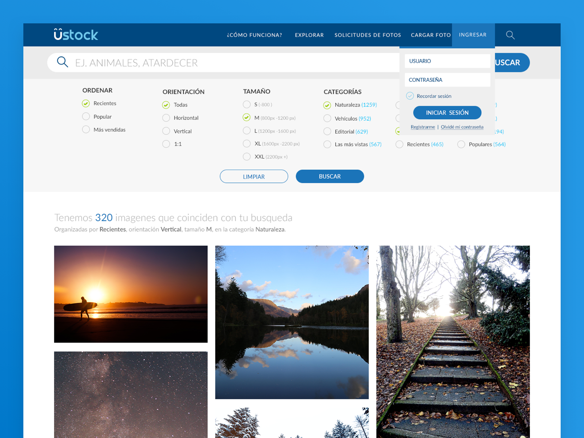 Ustock - Search design freebie iu mock photo product design prototype sketch stock ux web