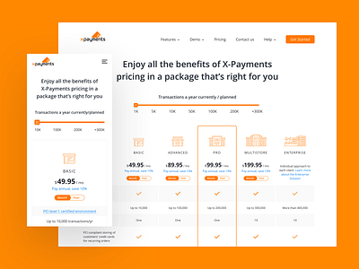 X-Payments Pricing credit card design flat icon minimal pay payment gateway payment method payments pricing ui ux website x payments