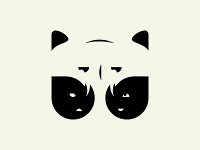 not / amused adobe animals art black design exploration illustration illustrator monochrome negative space simple vector