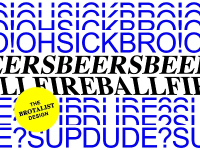 Brotalist Design branding brutalism brutalist design identity typography visual design