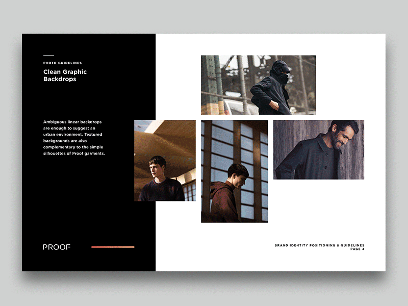 Proof - Brand Guidelines brand branding color gradient guidelines identity style guide typography visual visual identity