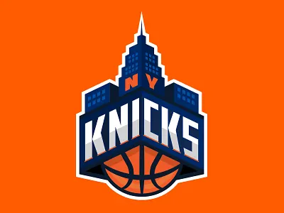 New York Knicks Logo Redesign basketball knicks logo logo design new york sports