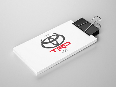 TRDIRAN Logo branding design flat iran logo toyota trd