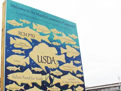 Community community park park sign playground sign sponsors sponsorship