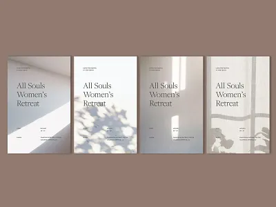 Retreat Poster Series poster print shadow