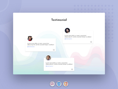 Testimonial Design Section testimonial design testimonial section ui ui design user interface