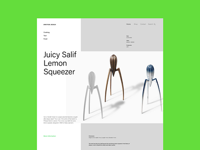 Emotional Design branding design designer flat geometic green grid grid layout identity minimal photography shop type typography web