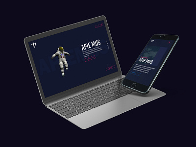 Explore virtual space 3d animation app astronaut awwwards cg art design interaction parallax space threejs ui ux webdeisgn webgl website