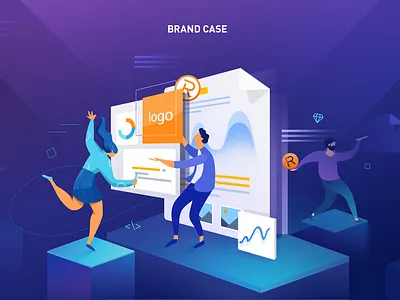 Brand Case-Illustration illustration