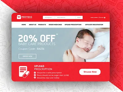 Medybag app art branding design photoshop ui ux vector web website