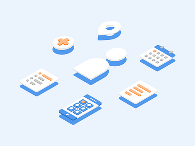 Isometric Design app isometric isometric icons