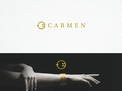 Carmen c logo desiginspiration jewelry logo logo