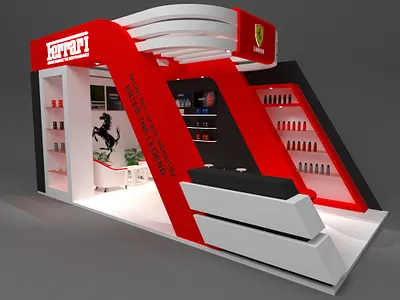 Ferrari Booth design rhino