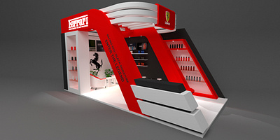 Ferrari Booth design rhino