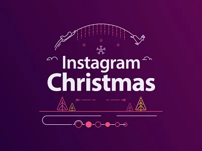 Instagram Christmas - Animated Festive Greeting Cards adobe ae after effects aftereffects animation christmas design designs festive greeting cards greetings instagram logo minimal mograph new years premier pro premiere pro trendy typography