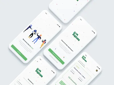 Club Tropicana - Mobile app branding club mobile mobile app tropicana ui