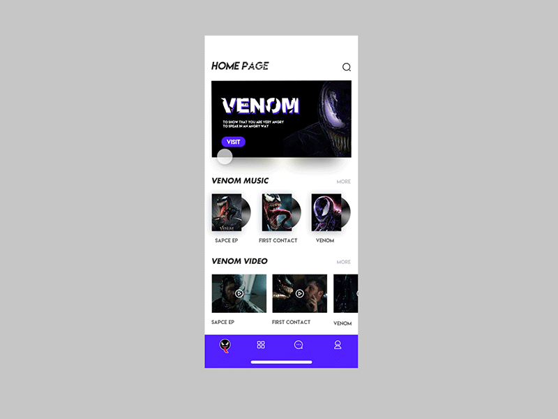 WE ARE VENOM ：） animation ui ux venom