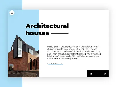 Architectural site design desktop illustration menu ph photoshop site web webdesign website