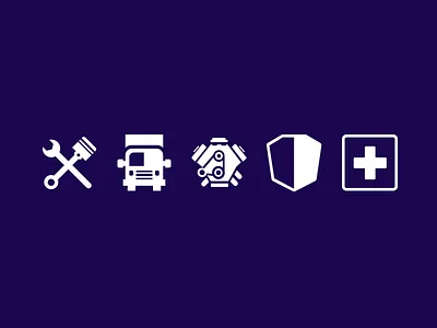 MCIA - Icons blue branding design digital marketing graphic iconography icons illustration logo minimal rig white