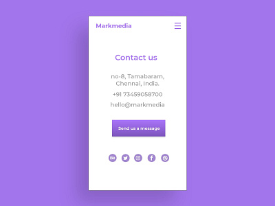 DailyUI #28 - Contact us 028 contact us dailyui dailyui028 dailyuichallenge ui uidesign