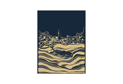 Raging Sea book cover design book covers design illustration line art logo poster art poster design tshirt art tshirt graphics