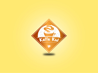 Kaffe kul app brand character coffee coffee app cup flat design graphic design icon illustration illustrator kaffe kul logo type typography ui ux vintage badge web website